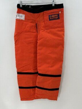 ELVEX Orange ProChaps Prolar Protective Pants Sz 39
